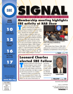 SBE The Signal June 2008 Issue