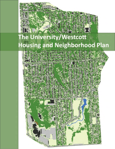 The University/Westcot Housing and Neighborhood Plan