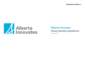 Alberta Innovates visual guidelines November 2011