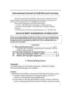 International Journal of Self