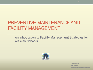 preventive maintenance and facility management