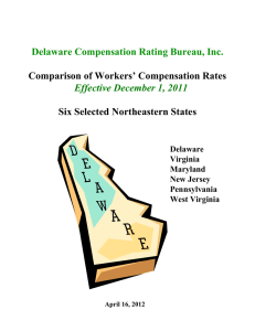 Delaware December 1, 2011 Rating Values