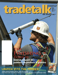 Fall 2013 - BC and Yukon Territory Building Construction Trades