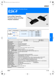Omron E2K-F Datasheet - Advanced Motion Systems, Inc.
