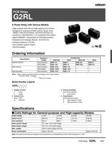 Ordering Information Specifications