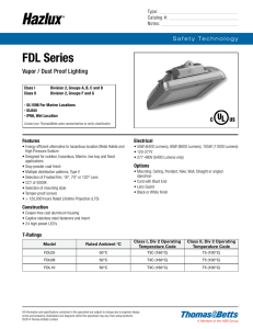 Specification Sheet