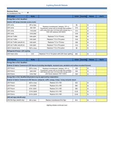 Lighting Retrofit Rebate - Minnesota Valley Electric