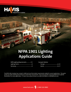 NFPA 1901 Lighting Applications Guide