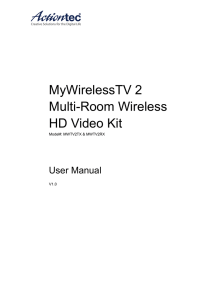 MyWirelessTV2 User Manual