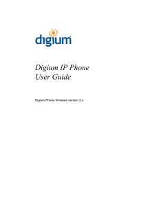 Digium IP Phone User Guide