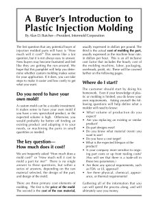 Buyer`s Guide to Plastic Injection Molding