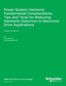 Power System Harmonic Fundamental Considerations