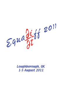 Loughborough, UK 1-5 August 2011