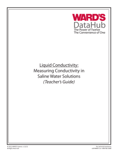 Liquid Conductivity: Measuring Conductivity in