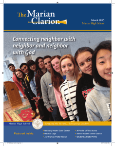 In the News - Marian High School