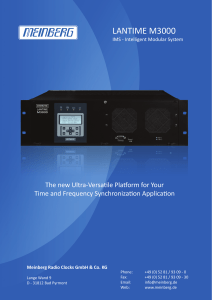 lantime m3000 - Sincron Sistemi