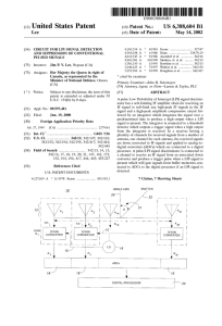 Circuit for LPI signal detection and suppression of conventional