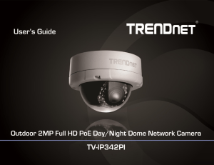 TrendNet (TV-IP342PI) User Guide