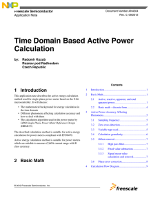 AN4504, Time Domain Based Active Power Calculation