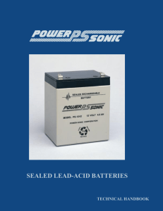 SEALED LEAD-ACID BATTERIES