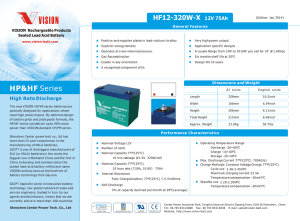 HF12-320W-X - Vision Battery