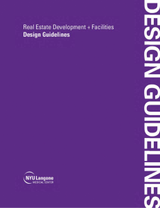 2015 Design Guidelines - NYU Langone Medical Center
