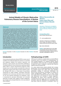 Animal Models of Chronic Obstructive Pulmonary Disease