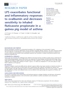 LPS exacerbates functional and inflammatory responses to