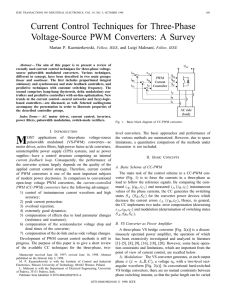 Current Control Techniques For Three-phase Voltage