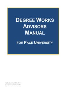 Degree Works Manual