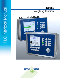 IND780 PLC Interface Manual