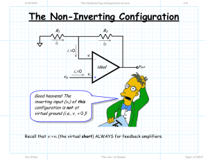The Non-Inverting Configuration