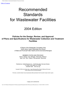 10 States Standards - Recommended Standards for Wastewater