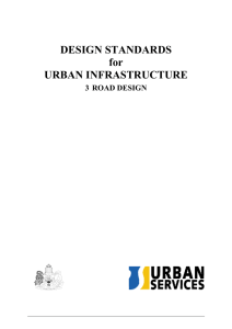 Design Standards for Urban Infrastructure