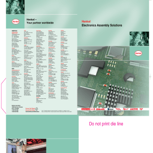 Henkel Electronics Assembly Solutions