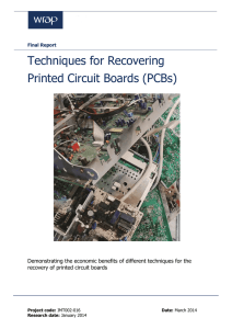 Techniques for recovering printed circuit boards