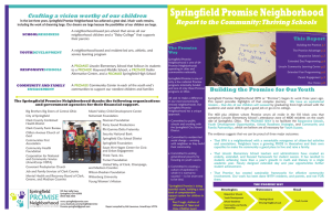 Report to the Community - Springfield Promise Neighborhood