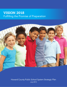 Vision 2018: Fulfilling the Promise of preparation