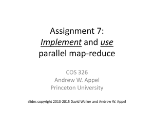 Assignment 7: Implement and use parallel map-reduce