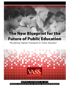 The New Blueprint for the Future of Public Education