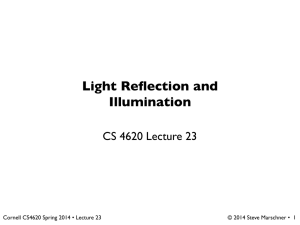 Light Reflection and Illumination