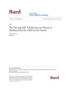 The Viewing Self: A Reflection on Mirrors as Medium from the 1960s