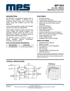 MP1593 - Monolithic Power System