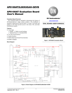 EVBUM2314 - AP0100AT Evaluation Board User`s Manual