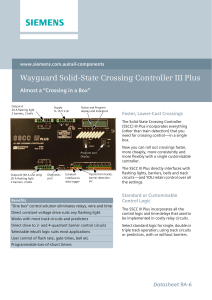 Wayguard Solid-State Crossing Controller III Plus