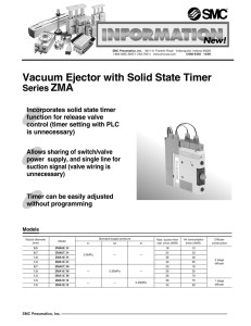 ZMA Series - Vacuum Ejector with Solid State Timer