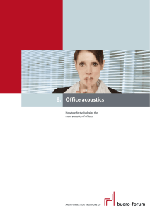 Office acoustics - buero