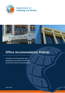 Office Accommodation Policies