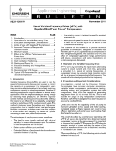 AE-1369 - Use of Variable Frequency Drives (VFD`s)