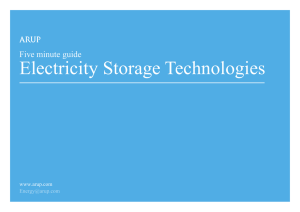 Electricity Storage Technologies - Publications